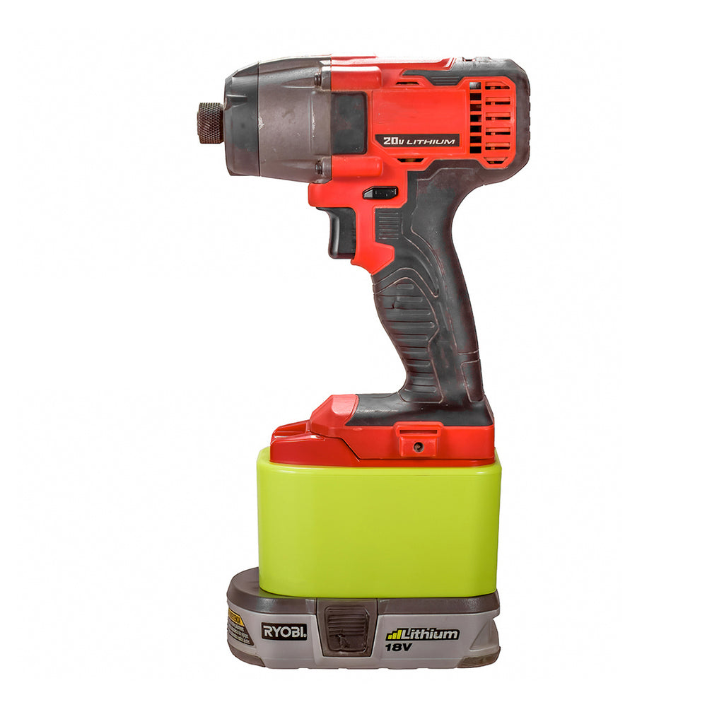 Ryobi 18V to Bauer 20V Battery Adapter