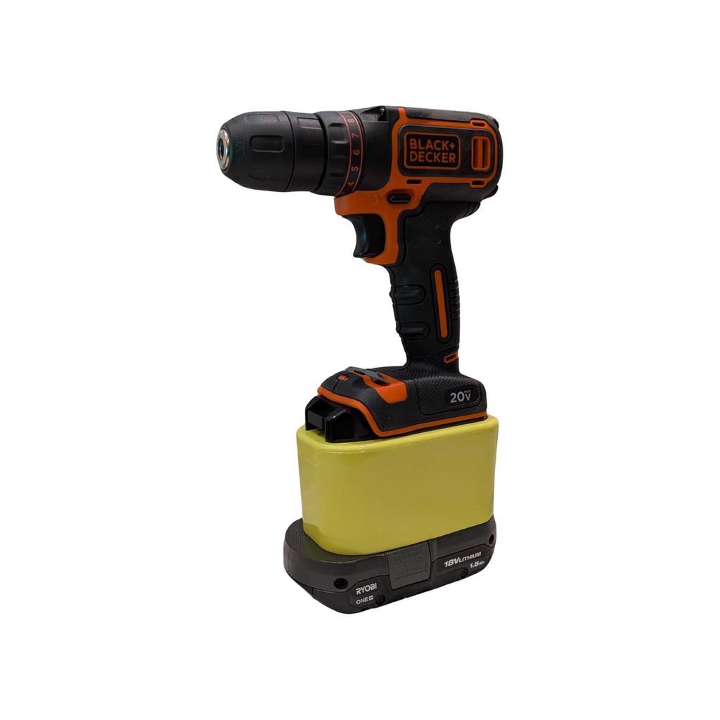Ryobi 18V to Black and Decker 20V Battery Adapter