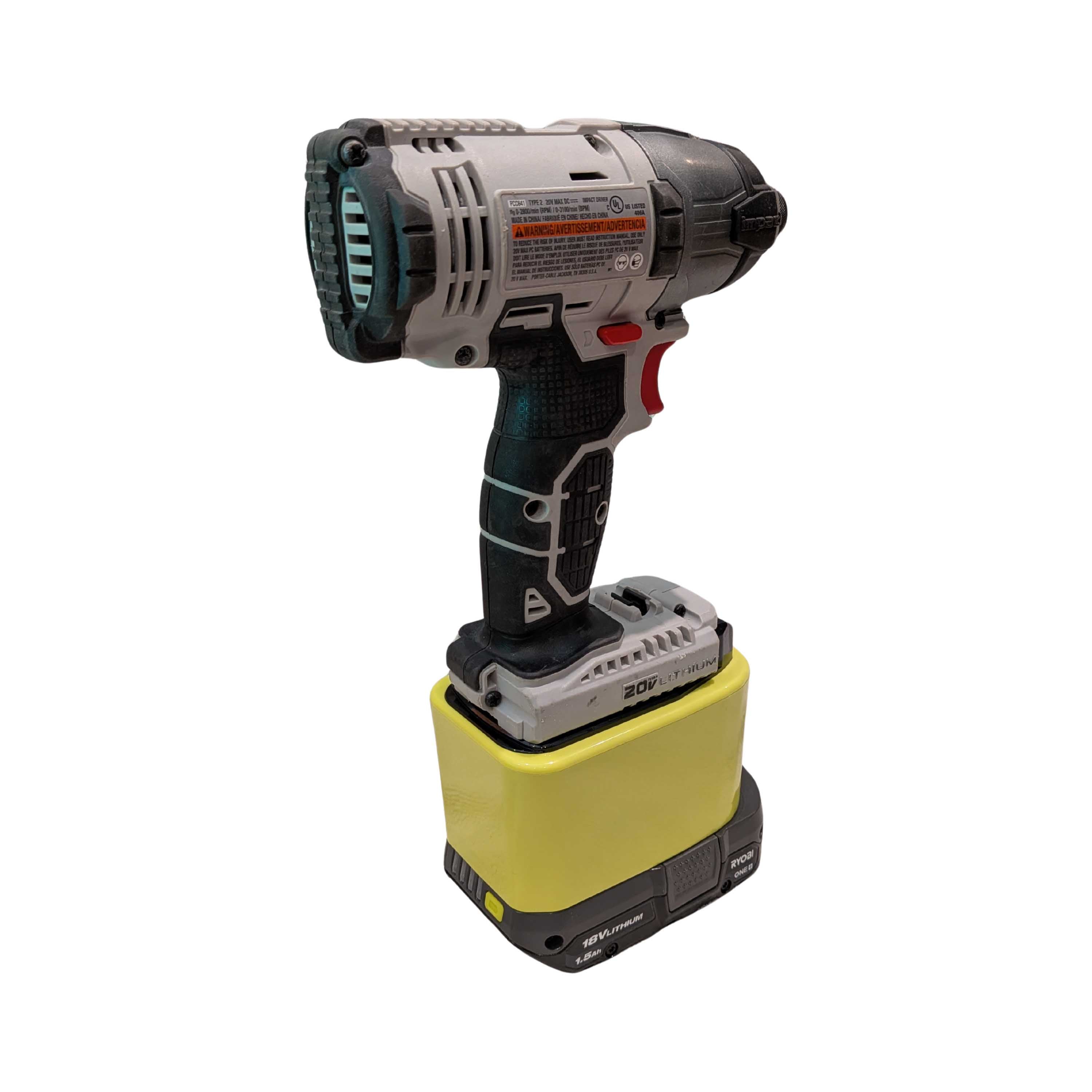 Ryobi 18V to Porter Cable 20V Battery Adapter