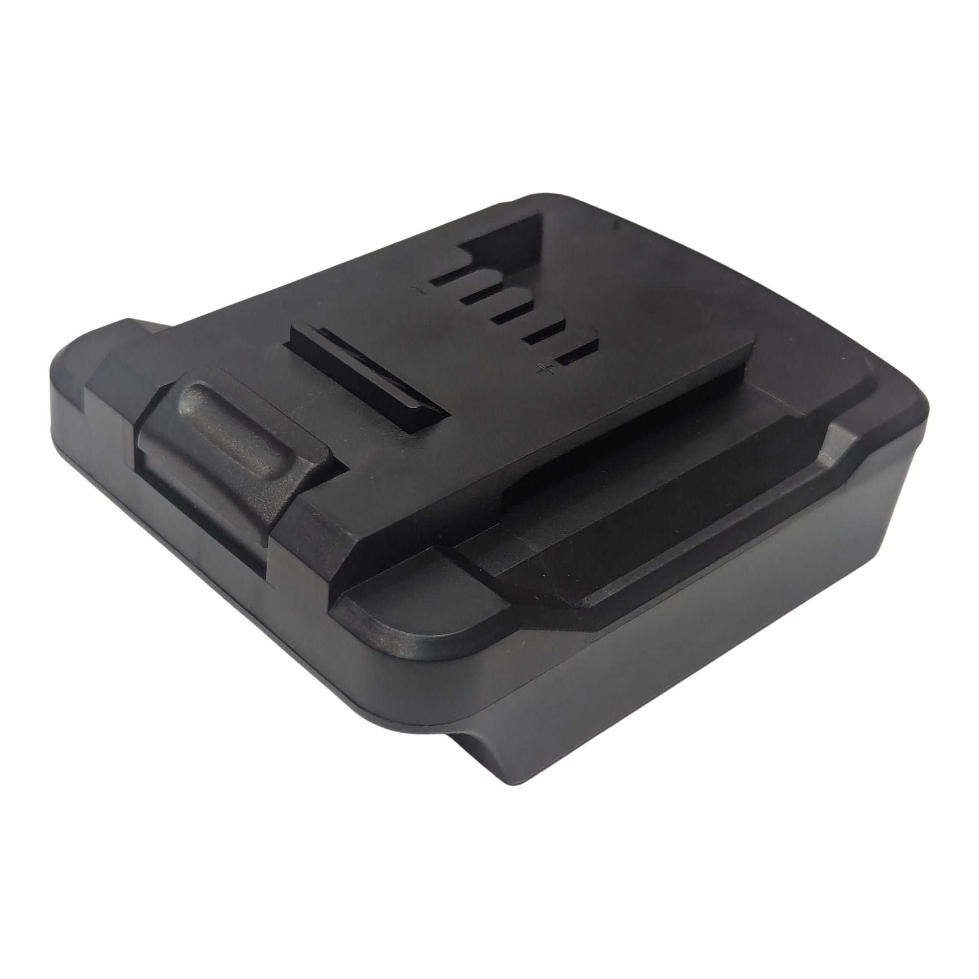 Black and Decker 20V to Ozito 18V PXC battery adapter - Ozito PXC tool-side connection with the release catch
