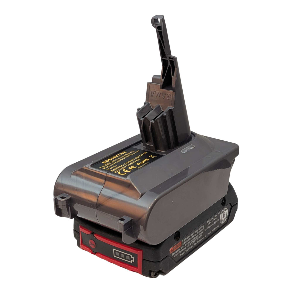 Bosch (Blue) 18V to Dyson V8 Battery Adapter