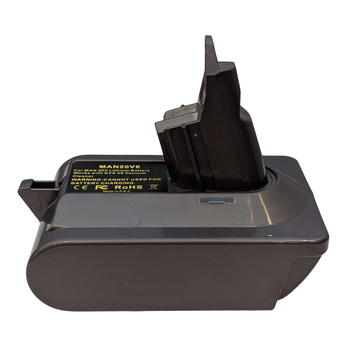 Craftsman 20V to Dyson V6 battery adapter: Adapter, Right Side