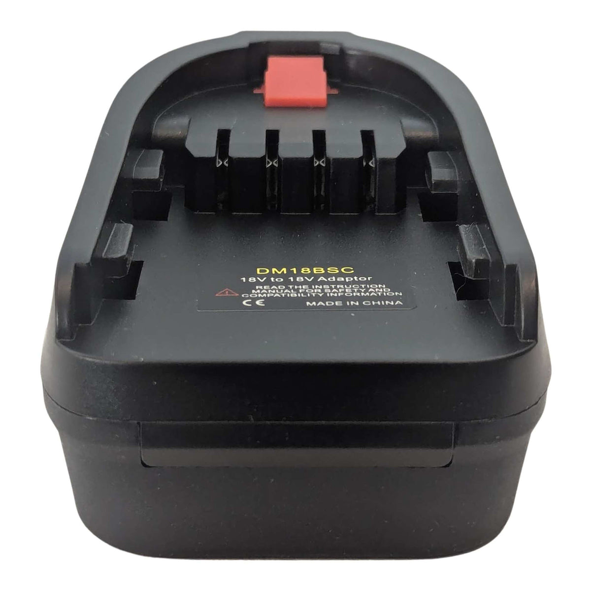 DeWalt 20V MAX to Husqvarna 18V Aspire P4A battery adapter - battery slot
