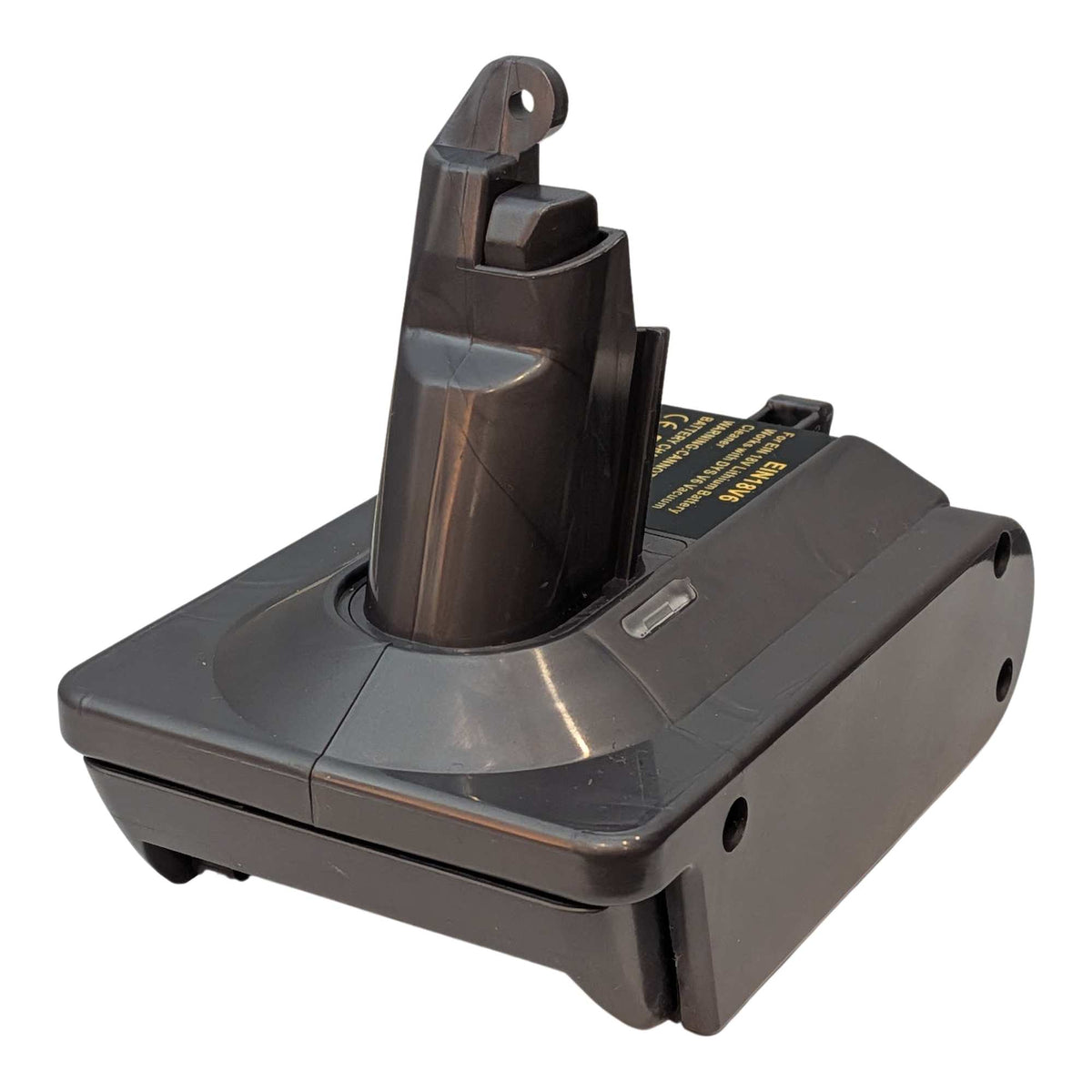 Einhell 18V PXC to Dyson V6 battery adapter: Adapter, Angled Top