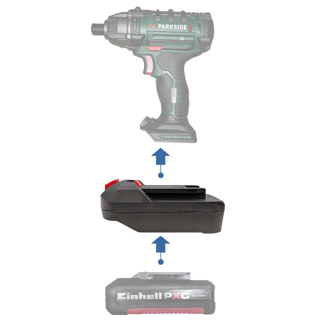 Einhell PXC 18V to Parkside X20V Battery Adapter