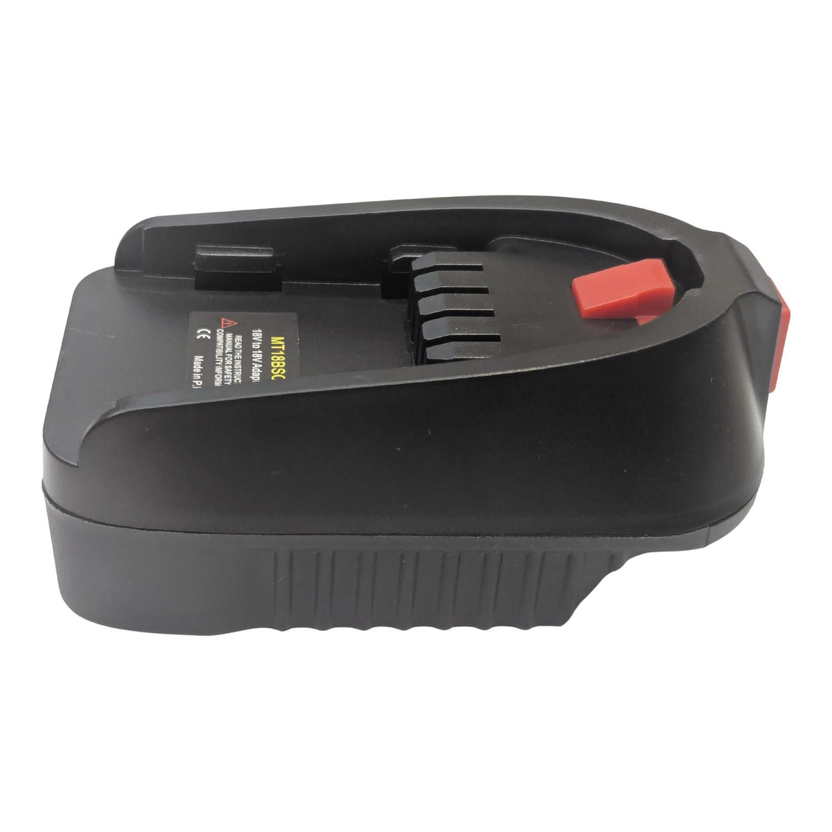 Makita 18V LXT to Bosch 18V PBA (Green) battery adapter - Bosch tool-side connection with the terminal comb