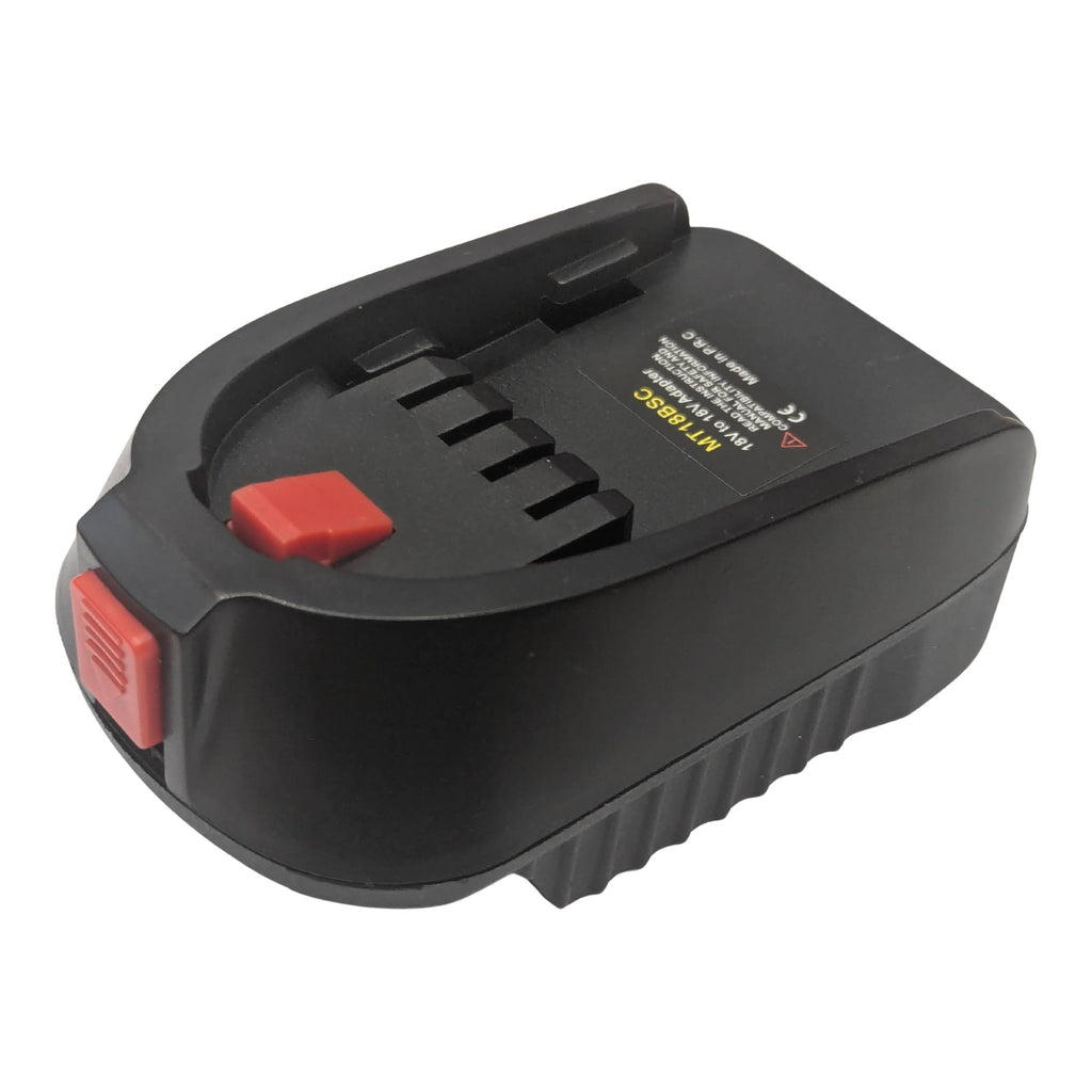 Makita 18V LXT to Bosch 18V PBA (Green) battery adapter - Bosch tool-side connection with the terminal comb