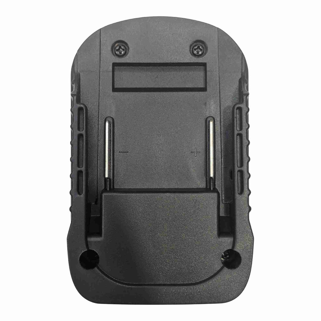 Makita 18V LXT to Bosch 18V PBA (Green) battery adapter - battery-side connection viewed flat on