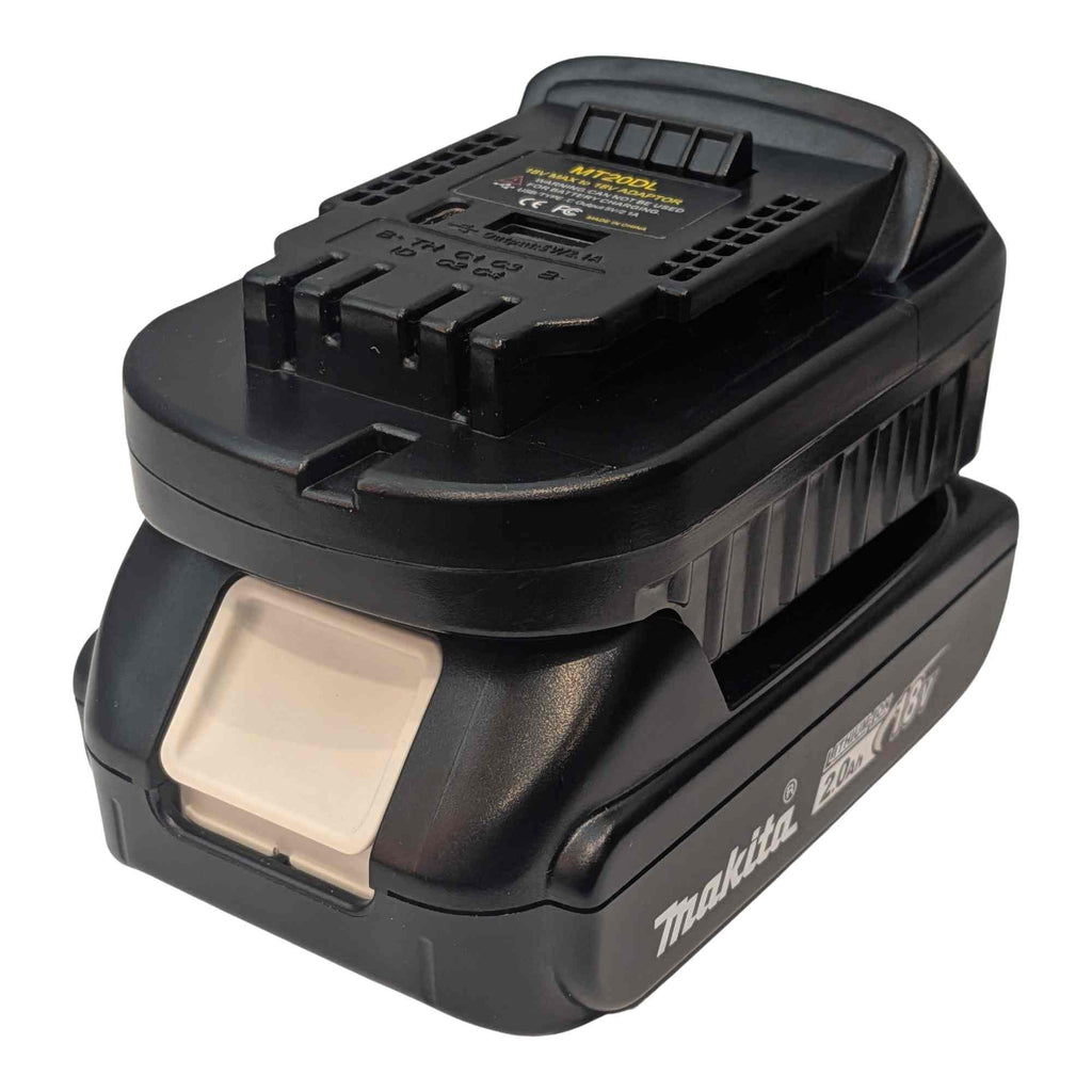 Makita 18V to DeWalt 20V (Lithium) Battery Adapter