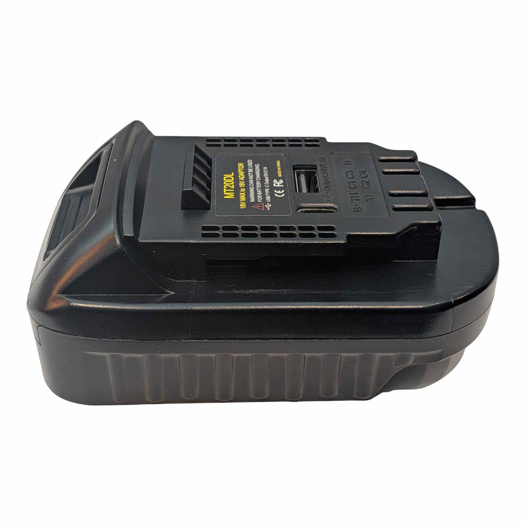 Makita 18V to DeWalt 20V (Lithium) Battery Adapter