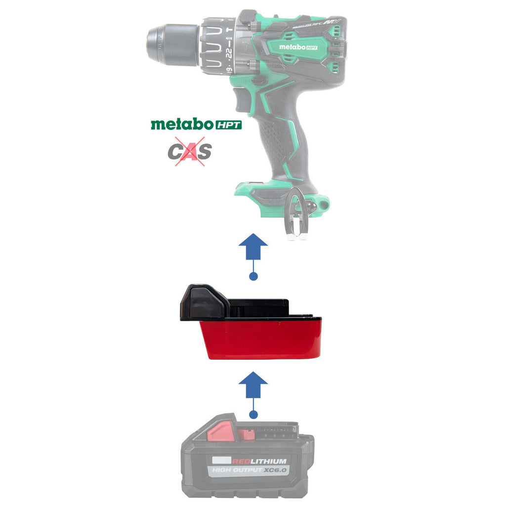 Milwaukee 18V to Hikoki 18V Battery Adapter