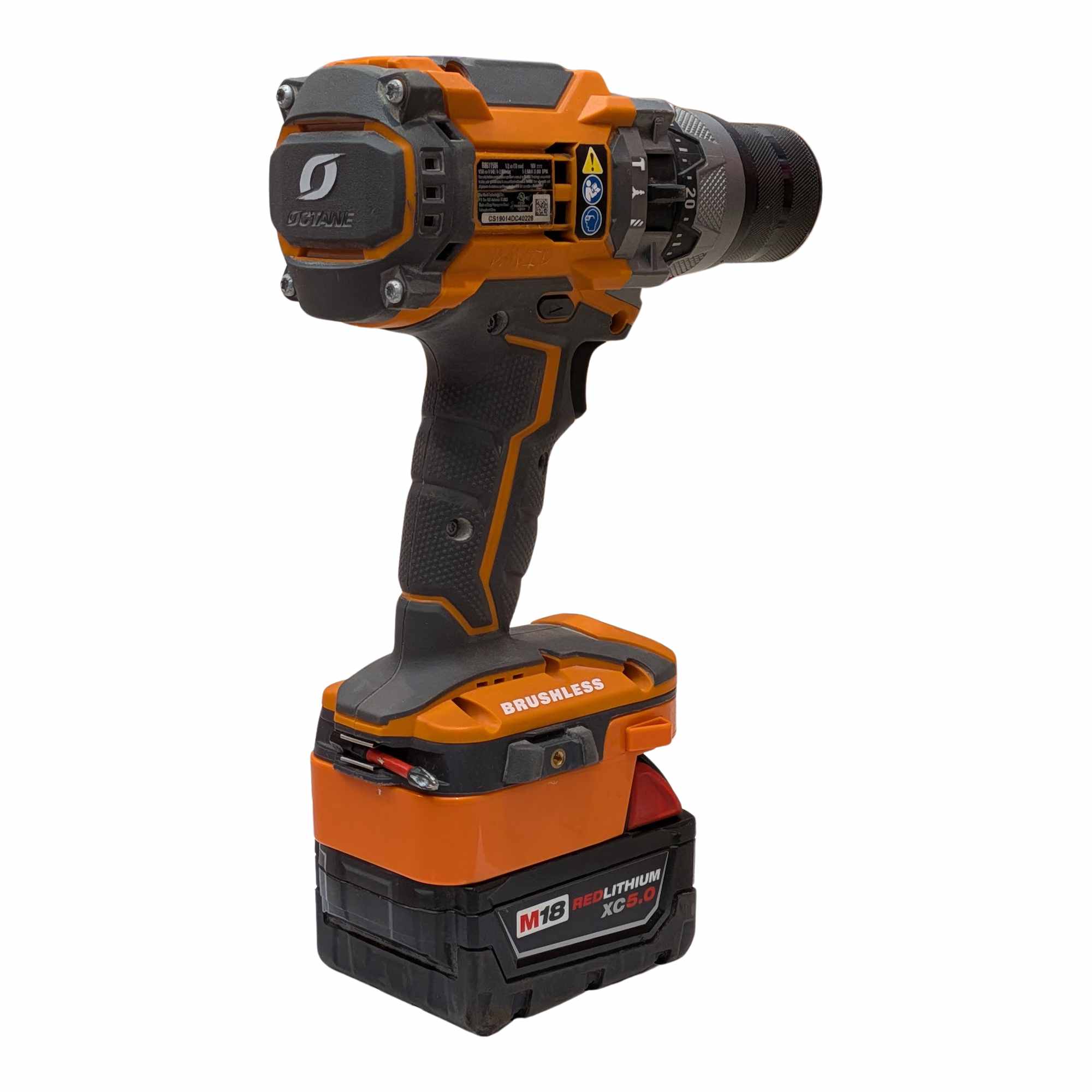 Milwaukee 18V to RIDGID 18V Battery Adapter