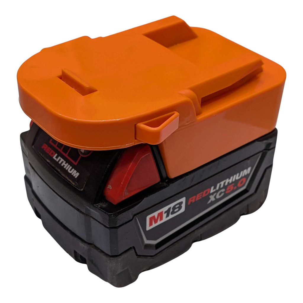 Milwaukee 18V to RIDGID 18V Battery Adapter
