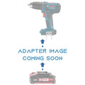 Ozito 18V PXC to Bosch 18V GBA (Blue) battery adapter - placeholder text reading adapter image coming soon