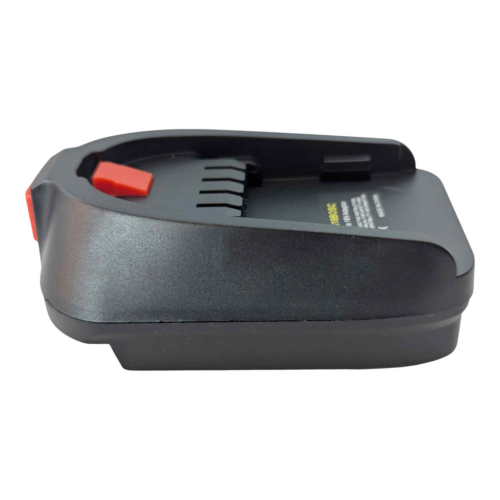 Ozito 18V PXC to Husqvarna 18V Aspire P4A battery adapter - adapter rear side view