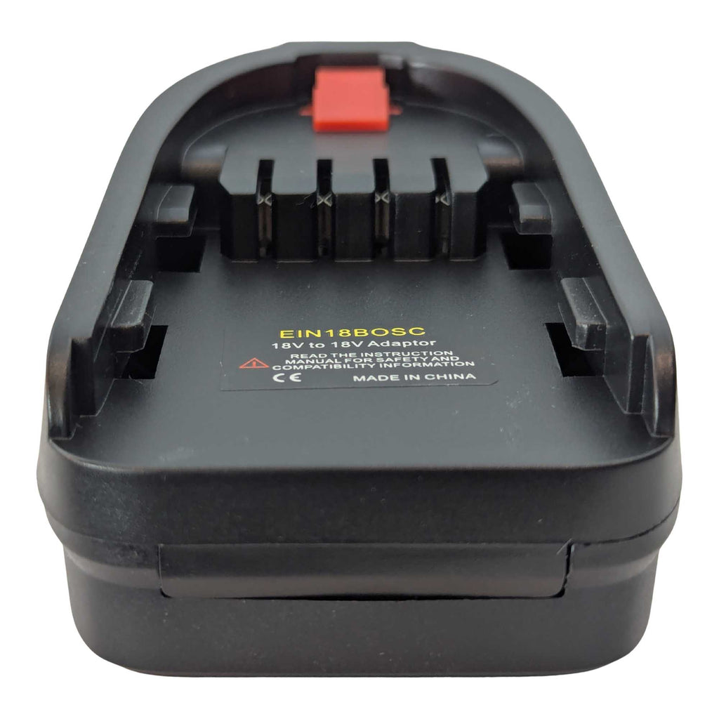 Ozito 18V PXC to Husqvarna 18V Aspire P4A battery adapter - Husqvarna tool connector front view