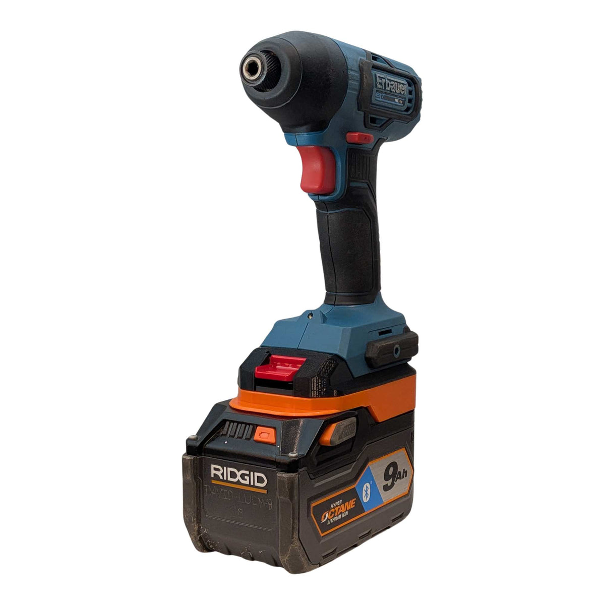 RIDGID 18V to Erbauer 18V EXT Battery Adapter