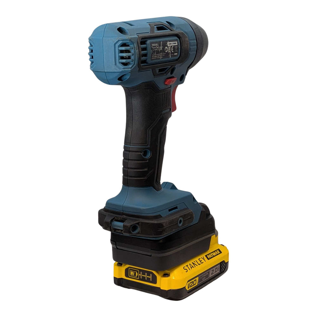 Stanley FATMAX V20 to Erbauer 18V EXT Battery Adapter